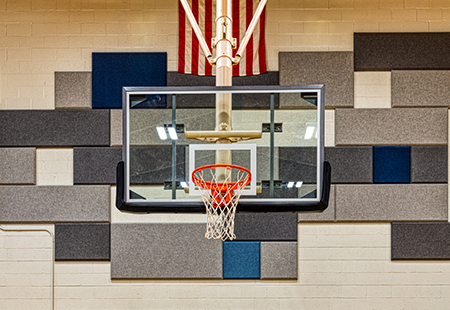 North Mac High School Gym Interior