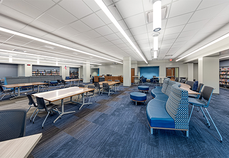 North Mac High School Library Interior